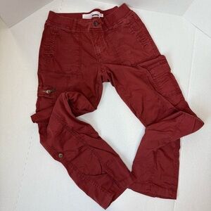 Sonoma Utility Cargo Pants – Brick Red, Size 4